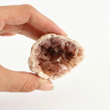 Load image into Gallery viewer, Crystals NZ: Pink amethyst crystal geode half
