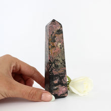 Load image into Gallery viewer, Crystals NZ: Rhodonite crystal tower
