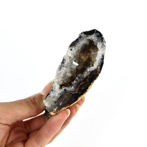 Crystals NZ: Agate crystal geode half