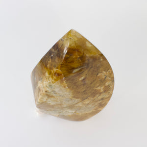 Large Crystals NZ: Large golden healer crystal flame 6.55kg