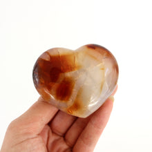 Load image into Gallery viewer, Crystals NZ: Carnelian crystal heart
