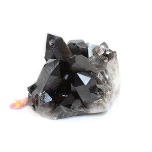Large Crystals NZ: Large smoky quartz crystal cluster 4.97kg
