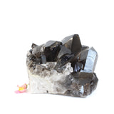 Large Crystals NZ: Large smoky quartz crystal cluster 4.97kg