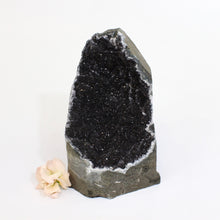 Load image into Gallery viewer, Crystals NZ: Black amethyst crystal cluster
