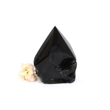 Load image into Gallery viewer, Crystals NZ: Black obsidian crystal point
