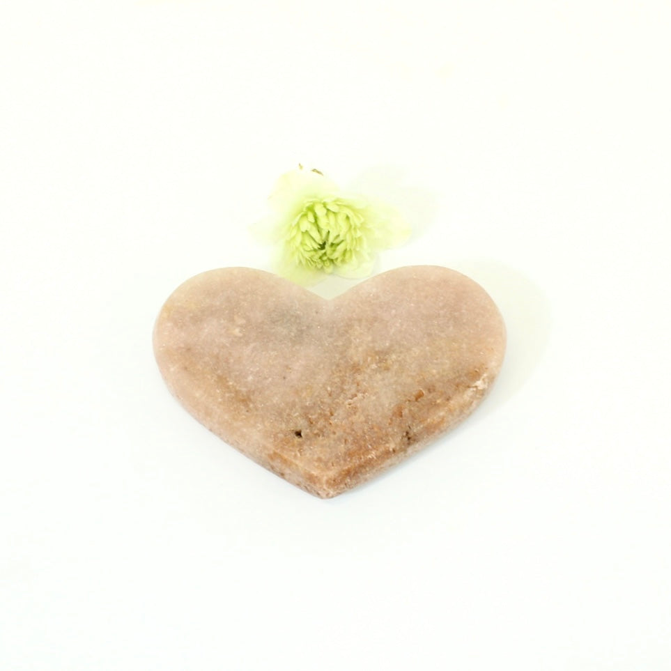Crystals NZ: Pink amethyst crystal heart