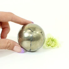 Load image into Gallery viewer, Crystals NZ: Pyrite crystal sphere
