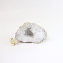 Load image into Gallery viewer, Crystals NZ: Clear quartz crystal geode half
