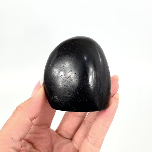 Crystals NZ: Black tourmaline polished crystal