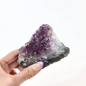 Crystals NZ: Amethyst crystal cluster