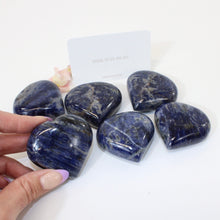 Load image into Gallery viewer, Sodalite crystal heart | ASH&amp;STONE Crystals Shop Auckland NZ
