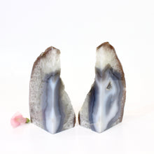 Load image into Gallery viewer, Large Crystals NZ: Large agate crystal bookends
