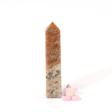 Load image into Gallery viewer, Peach moonstone crystal tower | ASH&amp;STONE Crystals NZ
