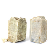 Load image into Gallery viewer, Raw Himalayan aquamarine crystal bookends | ASH&amp;STONE Crystals NZ
