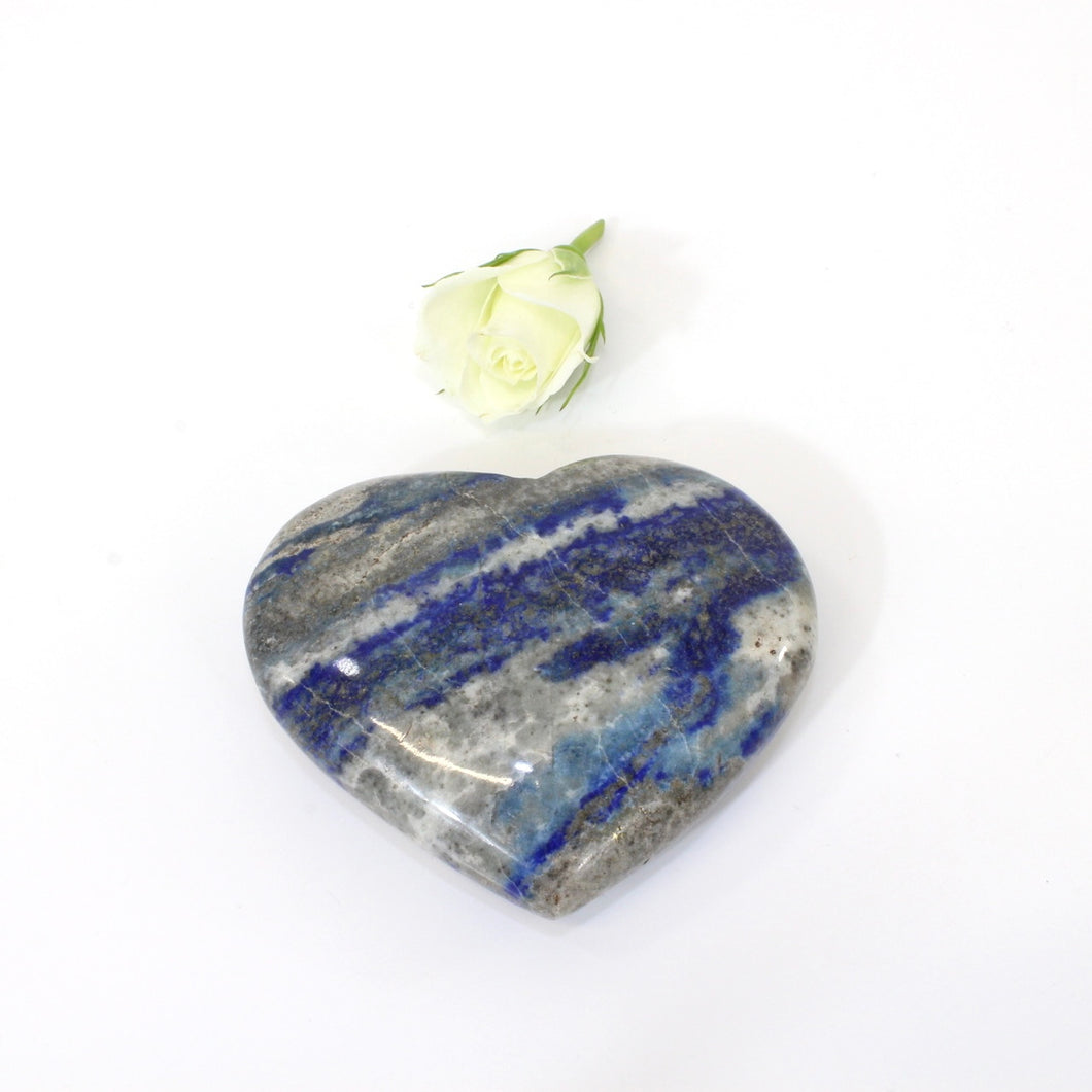 Sodalite crystal heart | ASH&STONE Crystals NZ