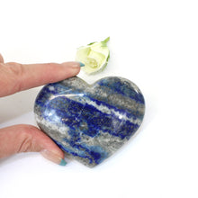 Load image into Gallery viewer, Sodalite crystal heart | ASH&amp;STONE Crystals NZ
