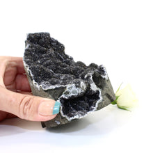 Load image into Gallery viewer, Black amethyst crystal cluster | ASH&amp;STONE Crystals NZ
