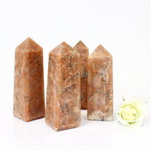 Load image into Gallery viewer, Peach moonstone crystal tower | ASH&amp;STONE Crystals NZ
