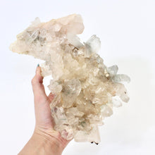 Load image into Gallery viewer, Large clear quartz crystal cluster 2.32kg | ASH&amp;STONE Large Crystals NZ
