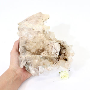 Large clear quartz crystal cluster 2.32kg | ASH&STONE Large Crystals NZ