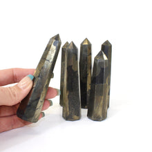 Load image into Gallery viewer, Pyrite crystal point | ASH&amp;STONE Crystals NZ
