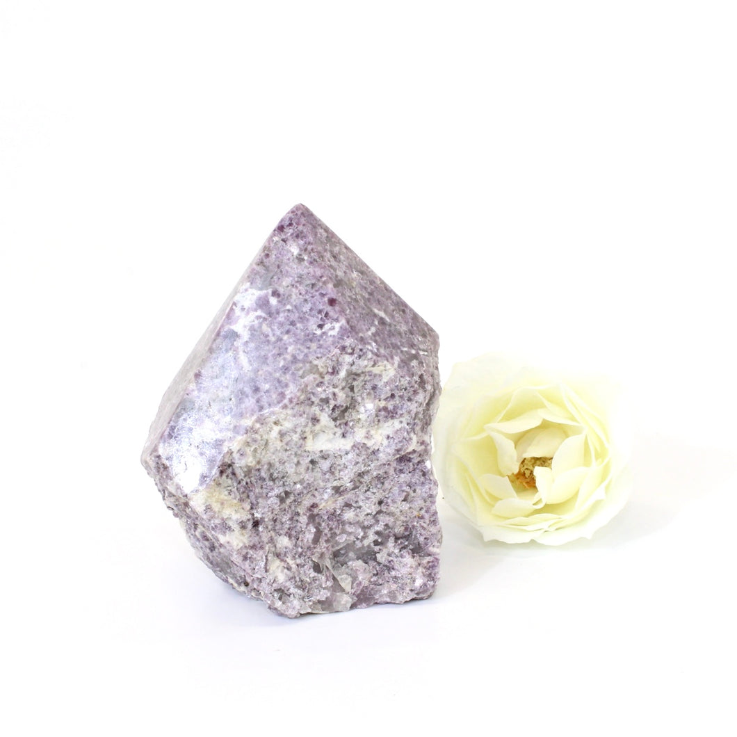Lepidolite crystal point | ASH&STONE Crystals NZ