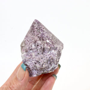 Lepidolite crystal point | ASH&STONE Crystals NZ