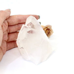 Himalayan clear quartz crystal point | ASH&STONE Crystals NZ