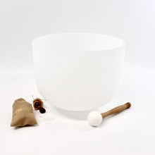 Load image into Gallery viewer, Sacral chakra 12&quot; quartz crystal singing bowl | Perfect Pitch | ASH&amp;STONE Crystal Shop NZ

