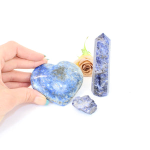 Sodalite crystal pack | ASH&STONE Crystal Packs & Sets NZ