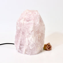 Load image into Gallery viewer, Large rose quartz crystal lamp 6kg | ASH&amp;STONE Crystal Lamps NZ
