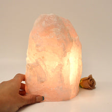 Load image into Gallery viewer, Large rose quartz crystal lamp 6kg | ASH&amp;STONE Crystal Lamps NZ
