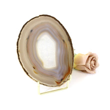 Load image into Gallery viewer, Agate crystal slice on stand | ASH&amp;STONE Crystals NZ
