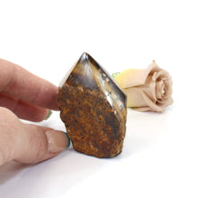 Load image into Gallery viewer, Tigers eye crystal point | ASH&amp;STONE Crystals NZ
