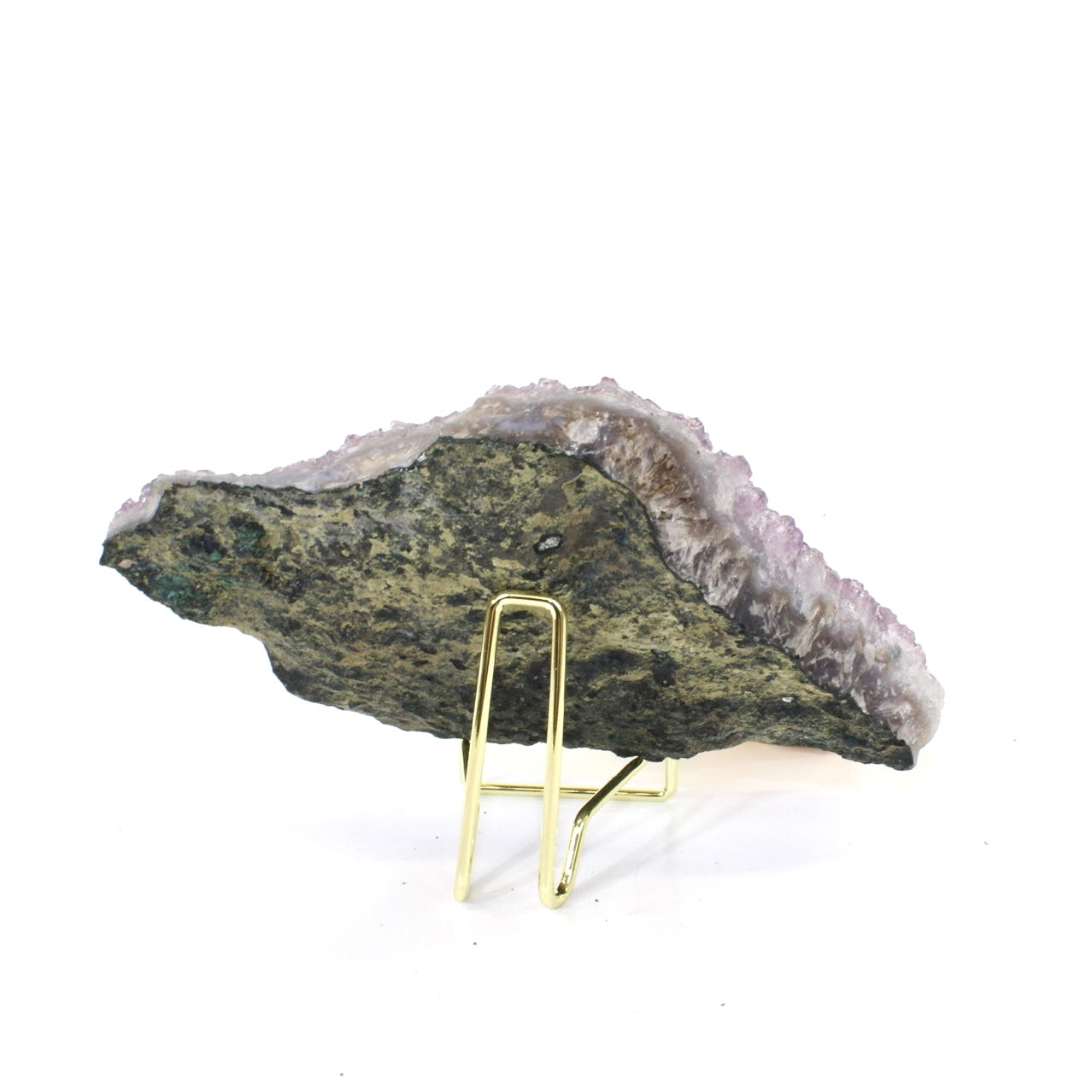 Amethyst crystal cluster on stand | ASH&STONE Crystals NZ