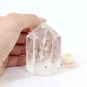Clear quartz crystal point | ASH&STONE Crystals NZ