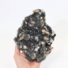 Load image into Gallery viewer, Large apophyllite on blue chalcedony crystal cluster | ASH&amp;STONE Crystals Shop Auckland NZ
