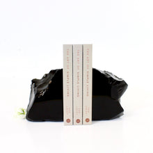 Load image into Gallery viewer, Large black obsidian crystal bookends | ASH&amp;STONE Crystals NZ
