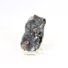 Load image into Gallery viewer, Apophyllite on blue chalcedony crystal cluster with stand | ASH&amp;STONE Crystals Shop Auckland NZ
