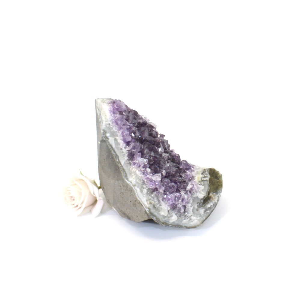 Amethyst crystal with cut base | ASH&STONE Crystals Shop Auckland NZ