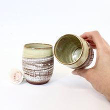 Load image into Gallery viewer, Bespoke NZ artisan handmade ceramic tumblers (set of 2) | ASH&amp;STONE Gifts

