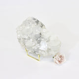 Apophyllite crystal cluster on stand | ASH&STONE Crystals Shop NZ