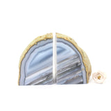 Large agate crystal bookends | ASH&STONE Crystals Shop Auckland NZ