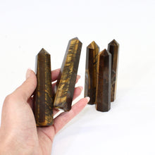 Load image into Gallery viewer, Tigers eye crystal point | ASH&amp;STONE Crystals Auckland NZ
