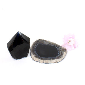 Black interiors crystal pack | ASH&STONE Crystals Shop Auckland NZ