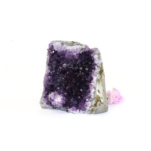 Amethyst crystal with cut base | ASH&STONE Crystals Auckland NZ