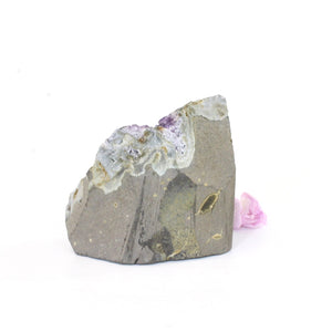 Amethyst crystal with cut base | ASH&STONE Crystals Auckland NZ