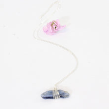 Load image into Gallery viewer, NZ-made bespoke kyanite crystal pendant with 18&quot; chain | ASH&amp;STONE Crystal Jewellery Auckland NZ
