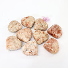 Load image into Gallery viewer, Sunstone crystal heart | ASH&amp;STONE Crystals Shop Auckland NZ

