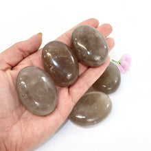 Load image into Gallery viewer, Smoky quartz crystal palm stone | ASH&amp;STONE Crystals Auckland NZ
